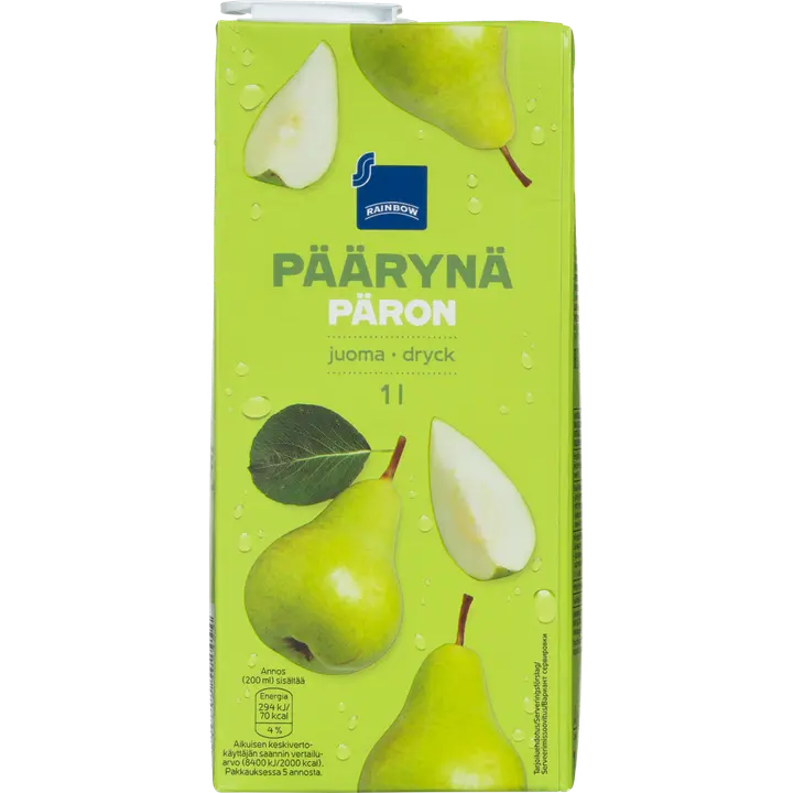 Rainbow päärynäjuoma 1l