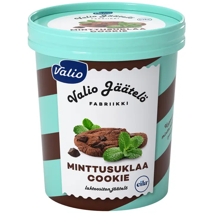 Valio jäätelö 480 ml minttusuklaa cookie laktoositon