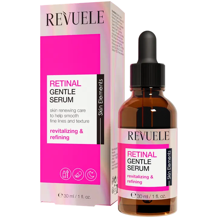 Revuele Retinoli hellä seerumi, on syvä hoitava ja ihoa uudistava ja hoitava seerumi.