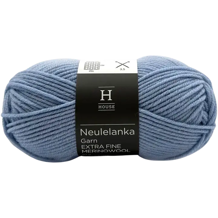 House neulelanka merinovilla 311120 50 g Light Blue 12107