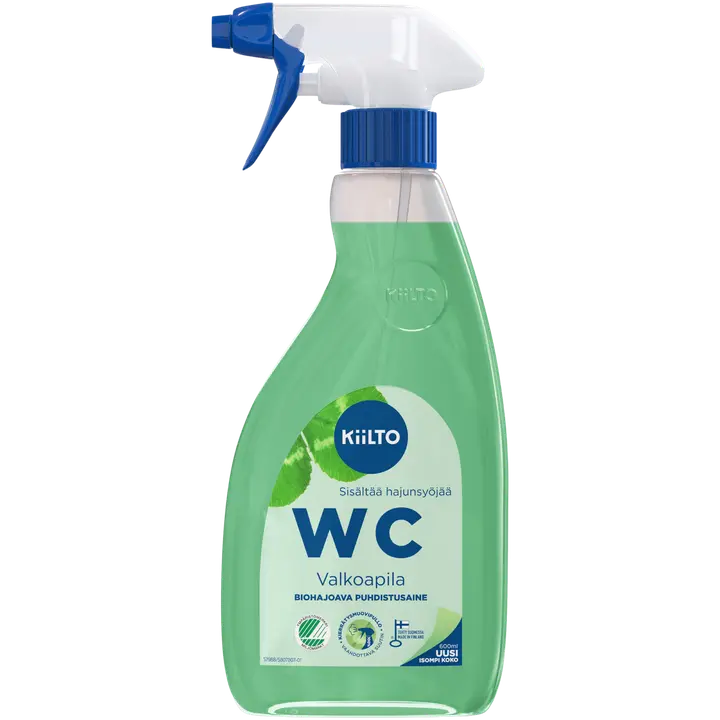 Kiilto WC biohajoava puhdistussuihke Valkoapila 600 ml