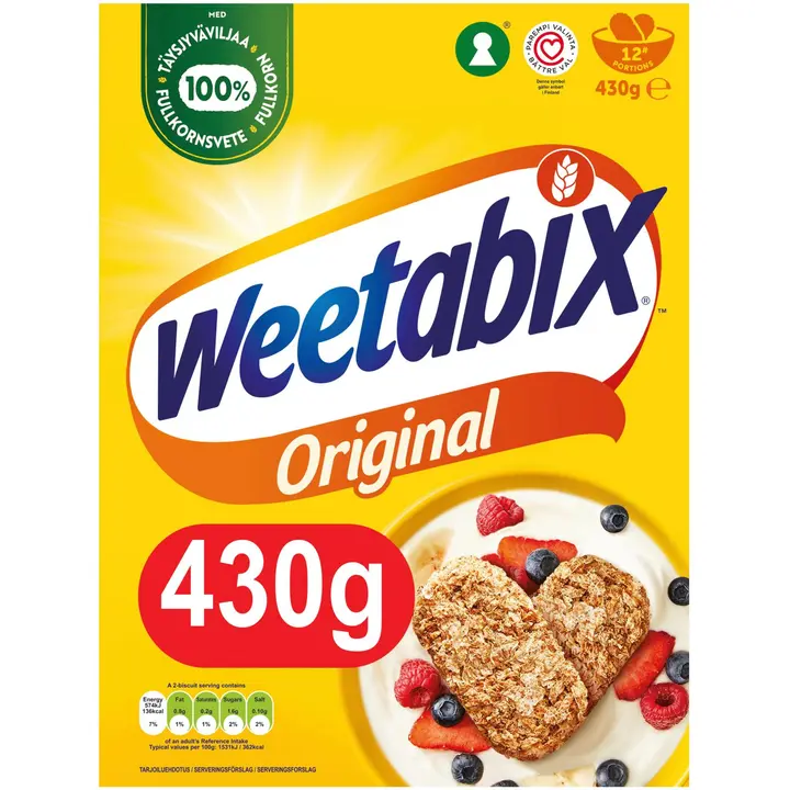 Weetabix 430 g täysjyvä vehnämuroke