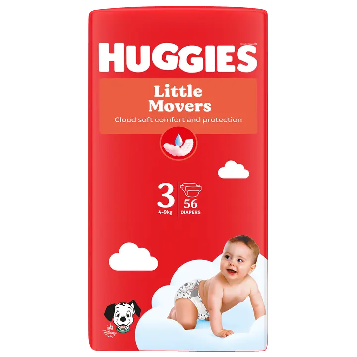 Huggies Teippivaippojen koot 3 56 st