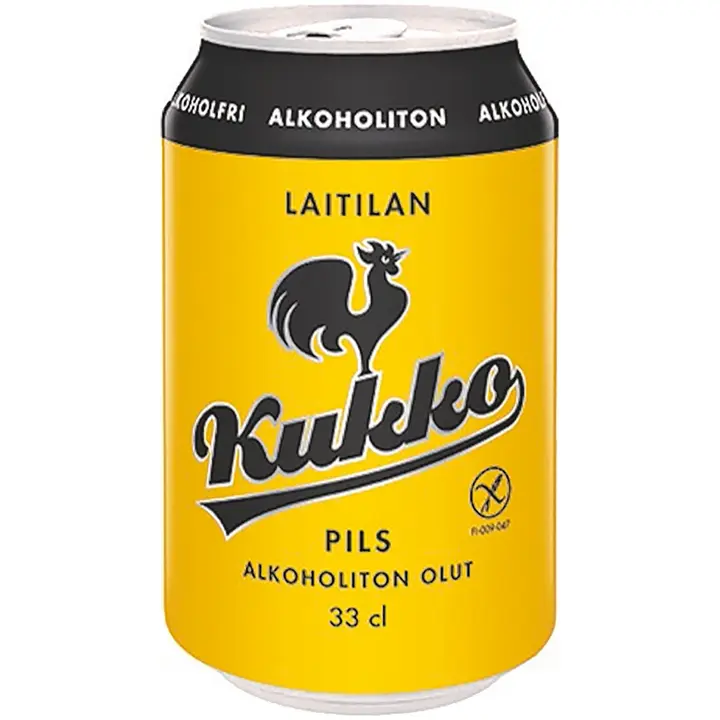 Laitilan Kukko Pils Alkoholiton 0,33L olut
