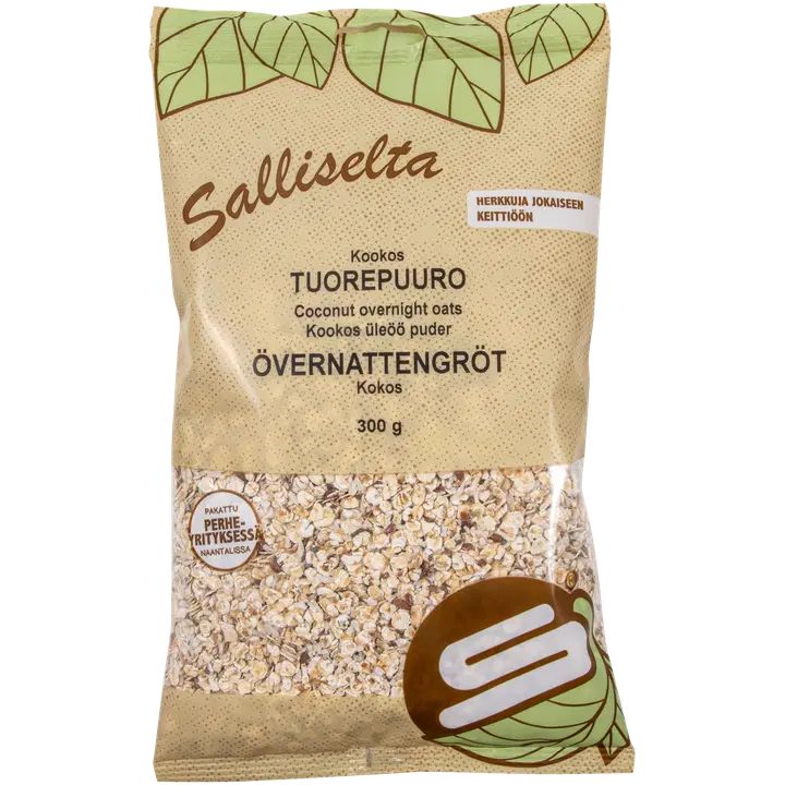 Salliselta Tuorepuuro Kookos 300g
