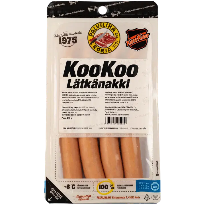 Palviliha Kookoo-nakki 240 g
