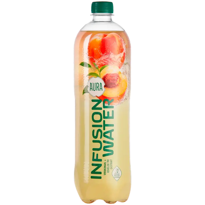 Aura Infusion virsikumahla-rohelise tee ekstraktiga jook 1 l