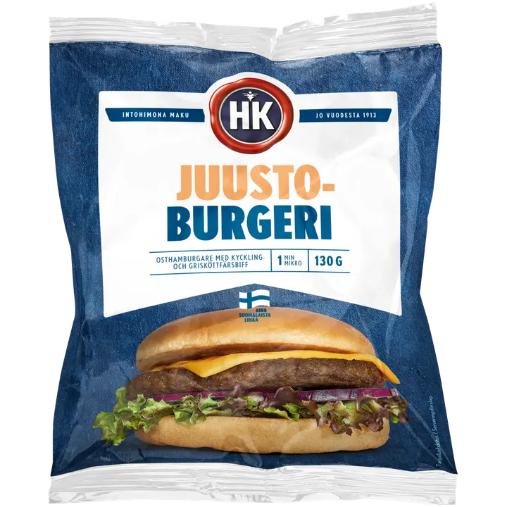 HK juustoburgeri 130g