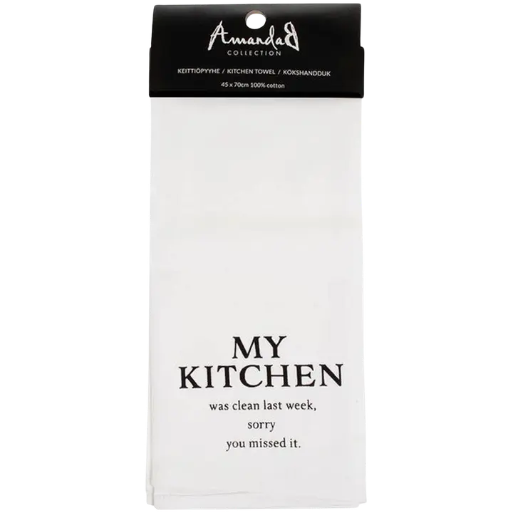 AmandaB keittiöpyyhe my kitchen