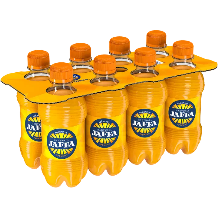 8 x Hartwall Jaffa Appelsiini Sokeriton virvoitusjuoma 0,33 l