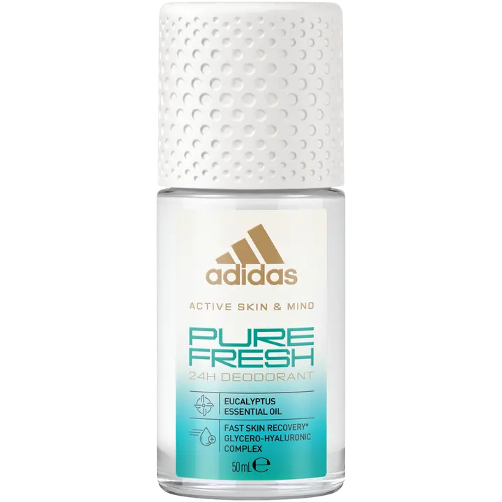 Adidas rulldeodorant Pure Fresh eukalüptusega 50ml