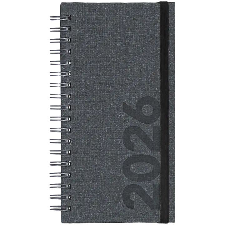 Taskukalenteri TS Basic 2026 musta