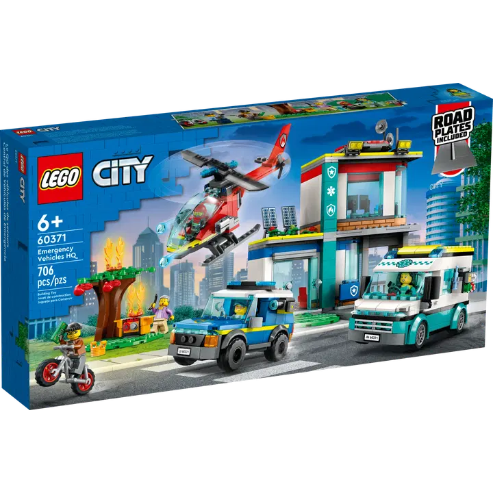 LEGO City Police 60371 - Hälytysajoneuvojen päämaja