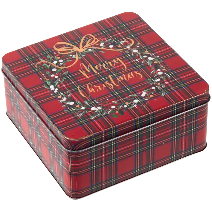 Metalkarp häid jõule  15x15x7 cm