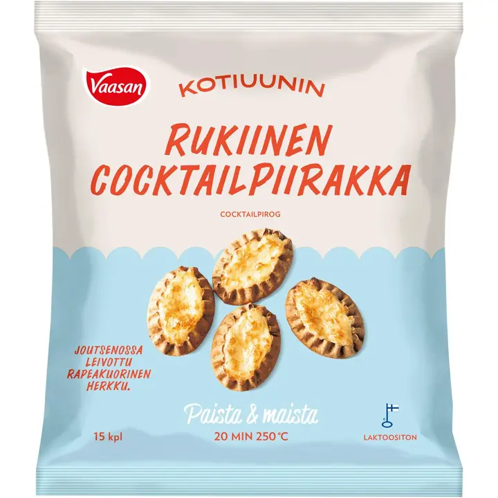 Vaasan Kotiuunin Cocktailpiirakka 15x45g