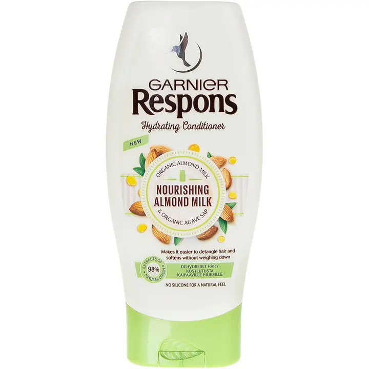 Garnier Respons Nourishing Almond Milk hoitoaine kosteutusta kaipaaville hiuksille 200ml