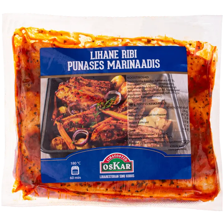 Oskar Lihane ribi  punases marinaadis u 600g