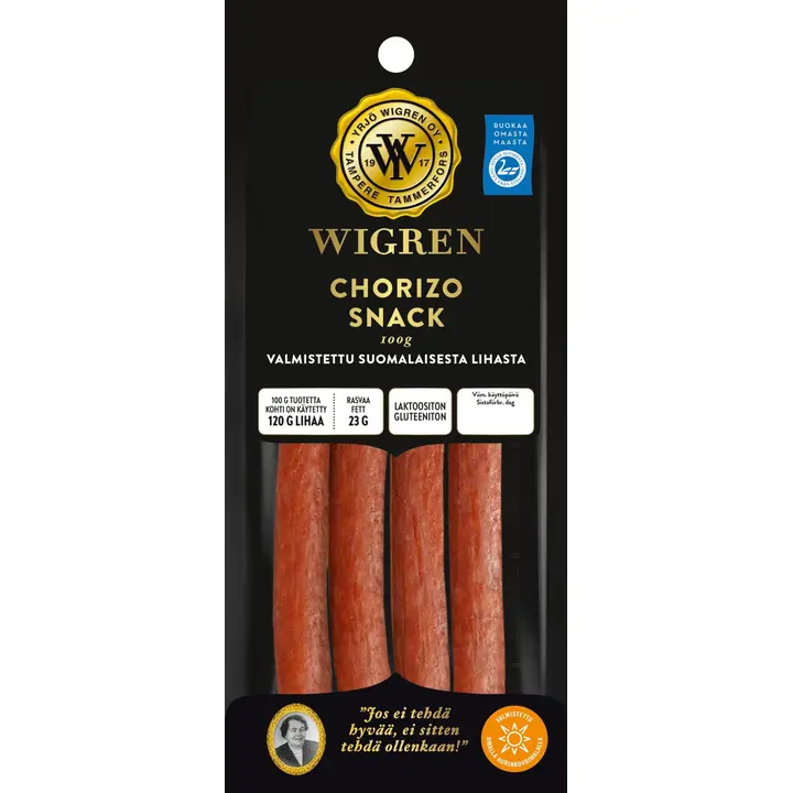 Wigren Chorizo Snack 100g