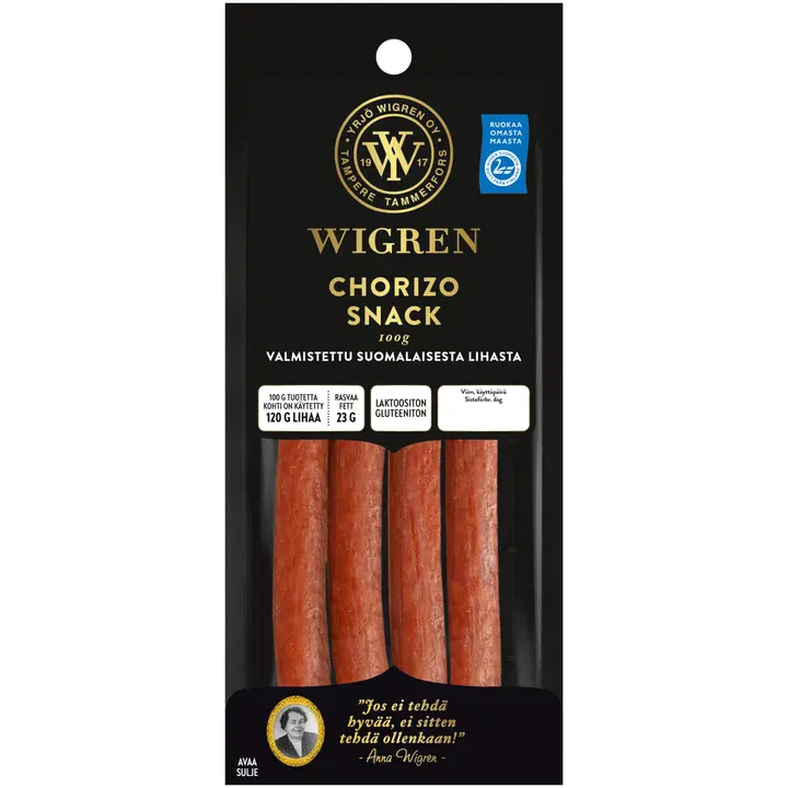 Wigren Chorizo Snack 100g
