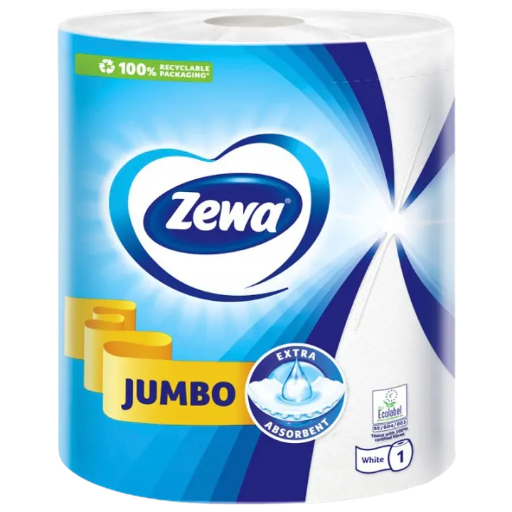 Majapidamispaber Zewa Klassik Jumbo 2-kihiline 1 rull