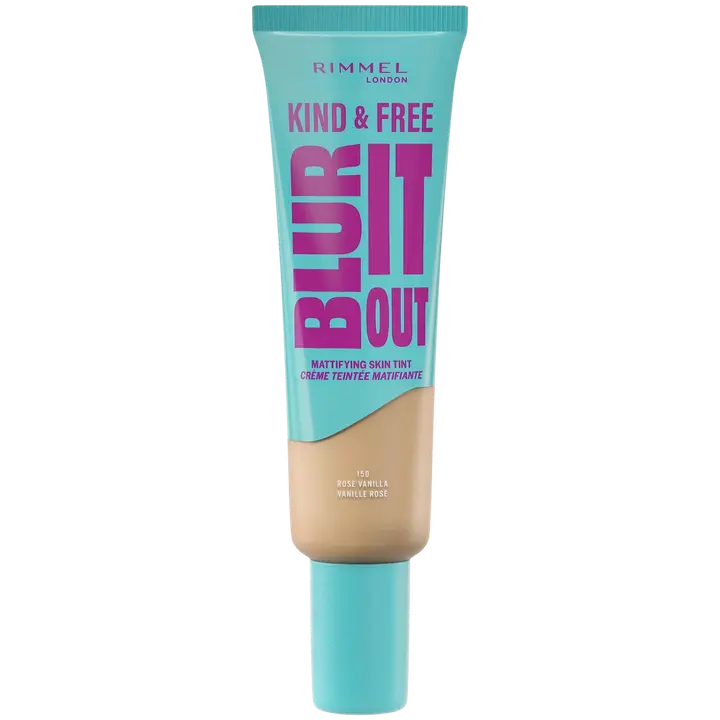 Rimmel London Kind & Free Matte Skin Tint 30 ml, 150 Rose Vanilla meikkivoide