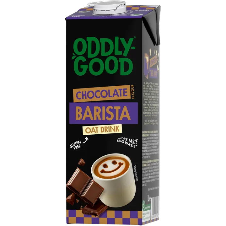 Oddlygood® Barista kaurajuoma 1 l suklaa UHT gluteeniton