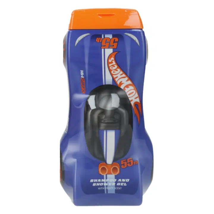 Mattel Hot Wheels Assortment 2ass Shampoo and Shower Gel 300ml 2D Car