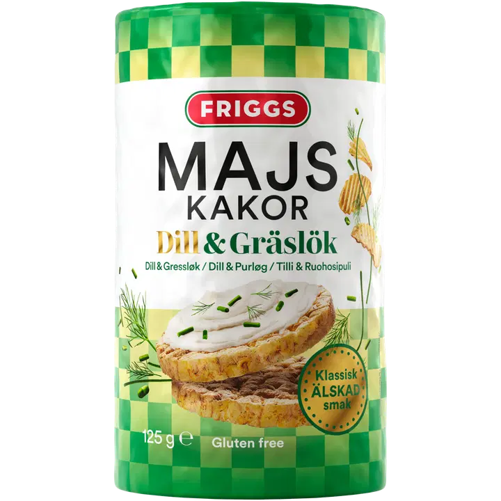 Friggs Gluteeniton Maissikakku Tilli & Ruohosipuli 125g