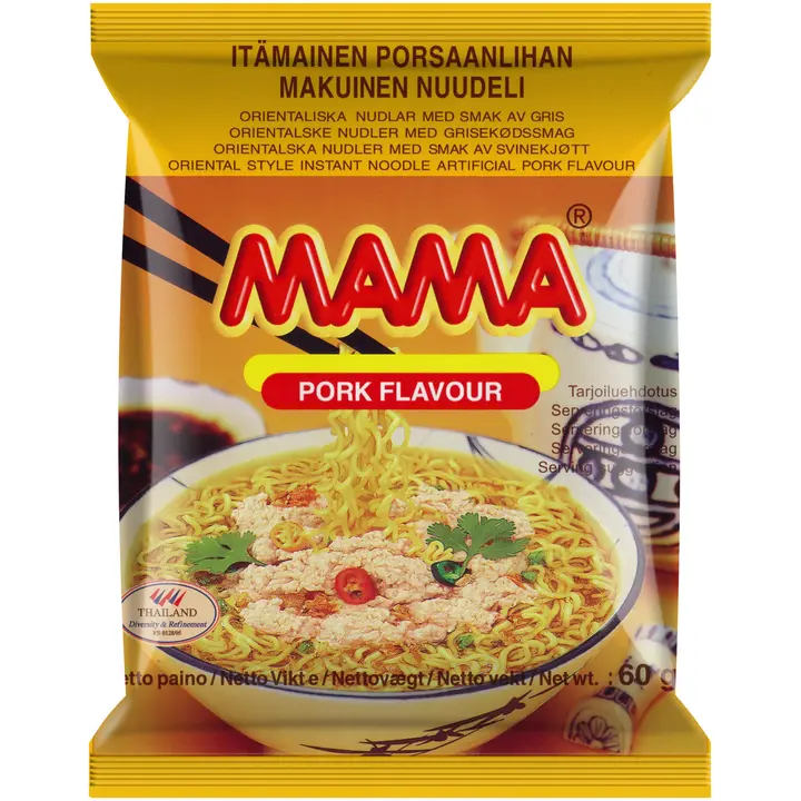 Mama Itämainen porsaanlihanmakuinen nuudeli 60g