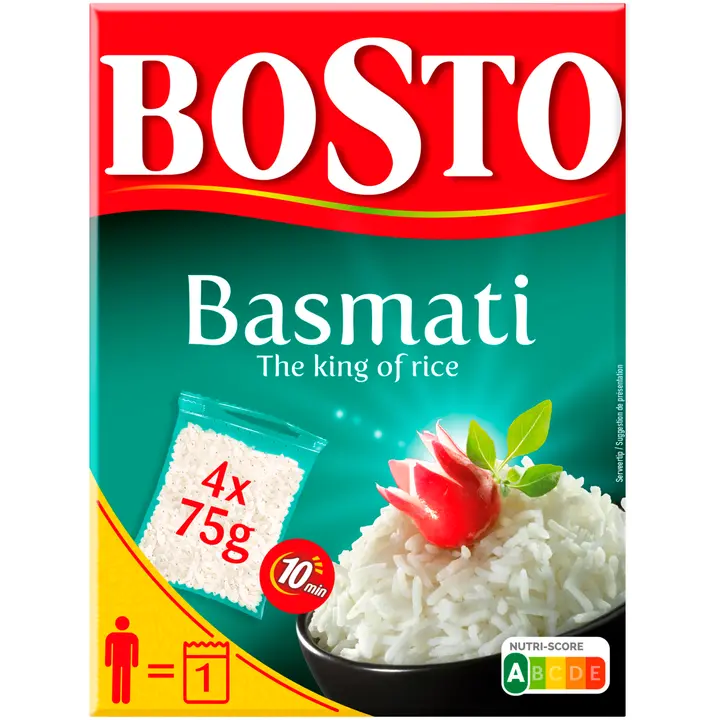 Bosto basmati riis 4x75g