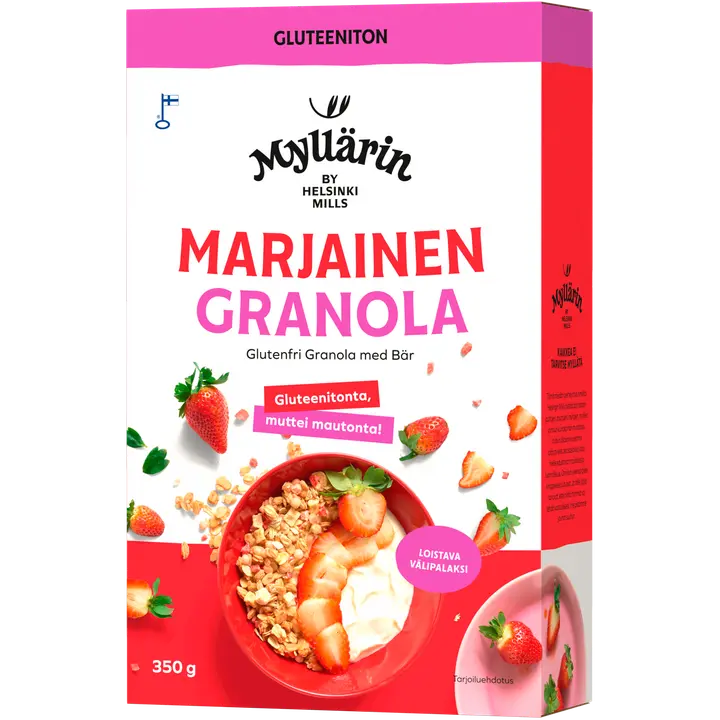 Myllärin Gluteeniton Marjainen Granola 350 g