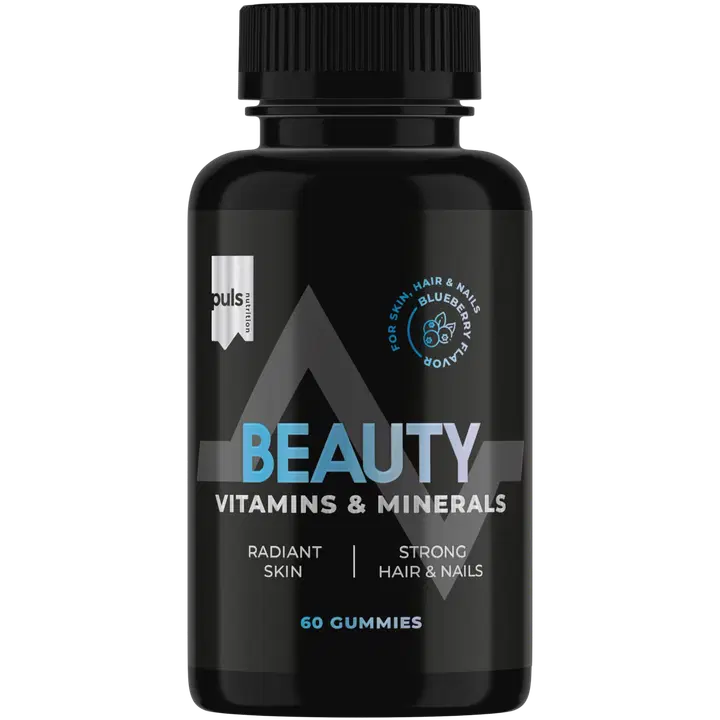 PULS Nutrition Beauty vitamins & minerals mustikka 60 gummies