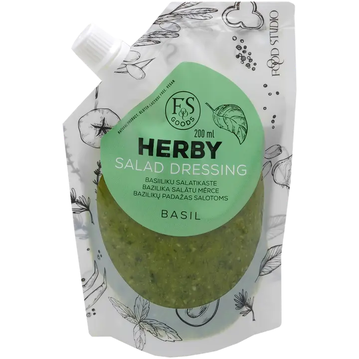 Foodstudio Basiiliku salatikaste 200ml