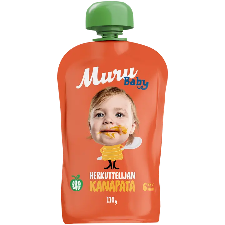 Muru Baby Herkuttelijan kanapata 6 kk luomulastenateria 110 g