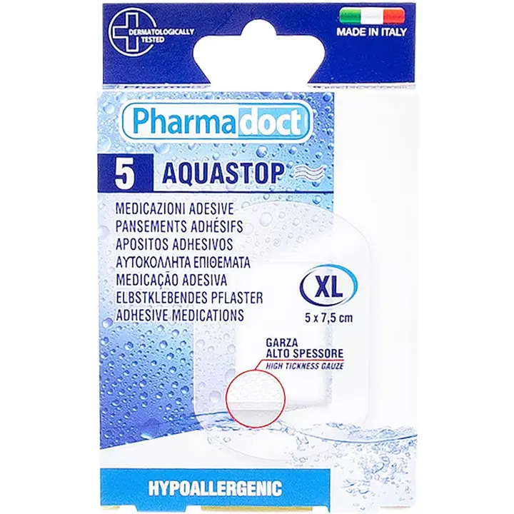 Haavapadi Aquastop Hypoallergenic 7,5cm 5 tk