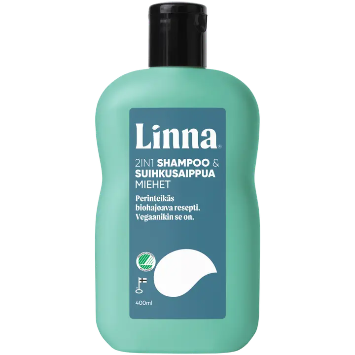 Linna 2in1 Miesten Shampoo & Suihkusaippua 400 ml​
