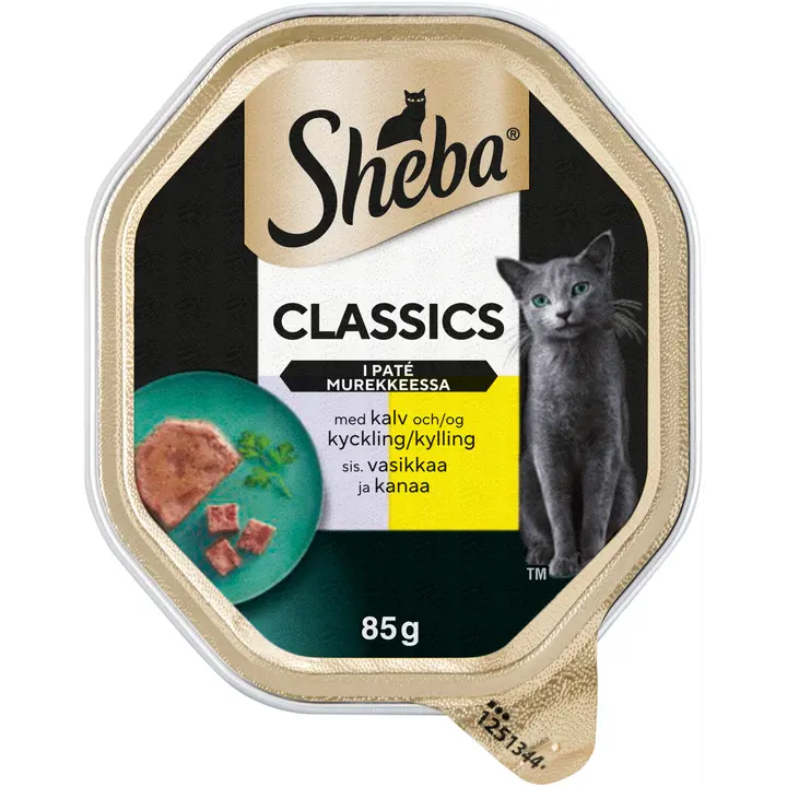 Sheba täissööt kassidele vasikalihaga 85 g
