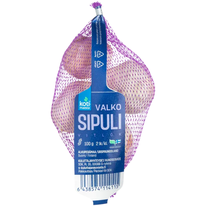 Kotimaista valkosipuli 100g