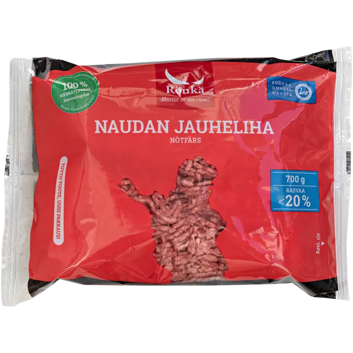 Rönkä Naudan jauheliha 20% 700g