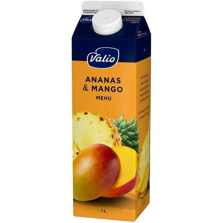 Valio ananas-mangomehu 1 l