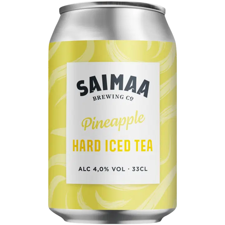 Saimaa Hard Iced Tea Pineapple 4,0% 0,33l tölkki