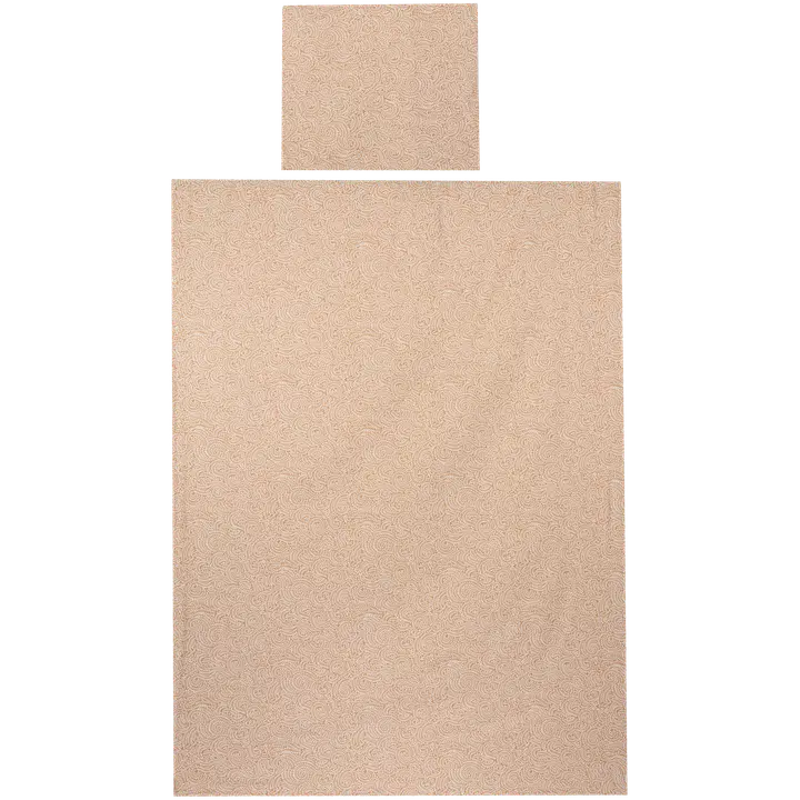 Voodipesukomplekt melange 150x210+55x65 roheline