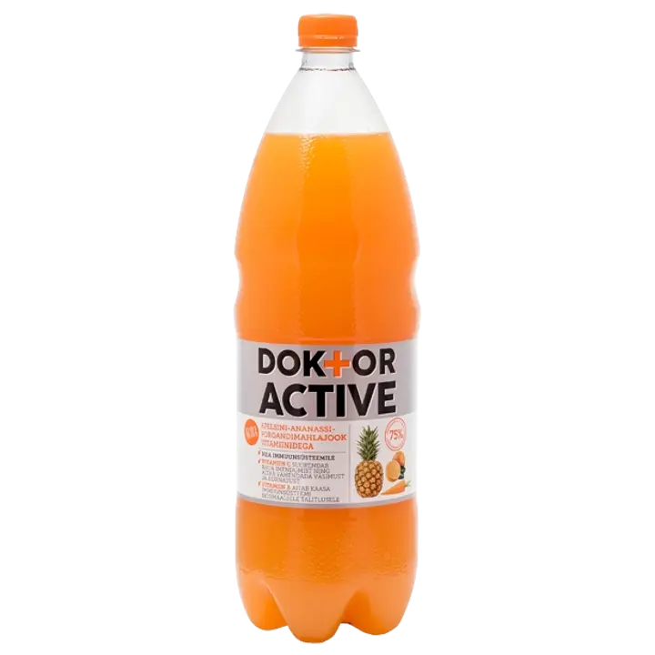 Dr. Active apelsini-ananassi-porgandi mahlajook 1,5L