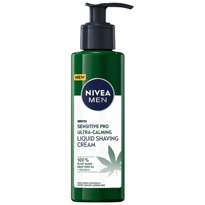 NIVEA MEN 200ml Sensitive Pro Liquid Shaving Cream -parranajoneste