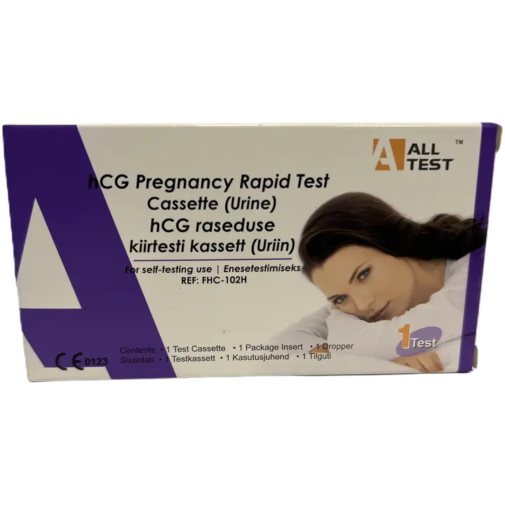 HCG kiirtesti kassett raseduse määramiseks