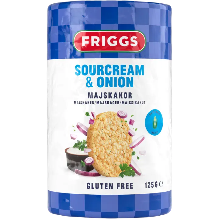 Friggs Maissikakut Kermaviili & Sipuli 125g