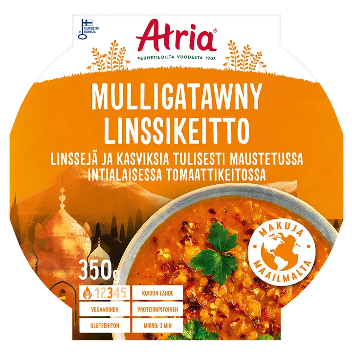 Atria Mulligatawny linssoppa 350g
