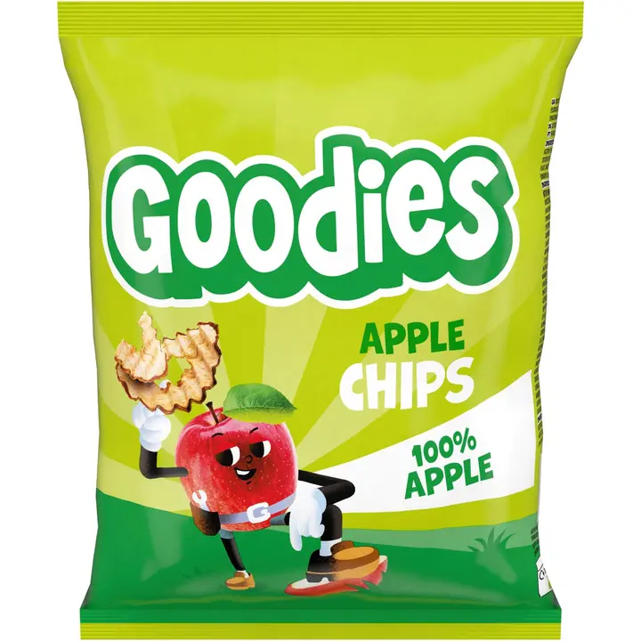 Goodies Apple chips kuivatut omenapalat 15g