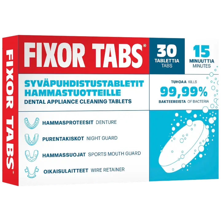 Fixor Tabs 30 kpl