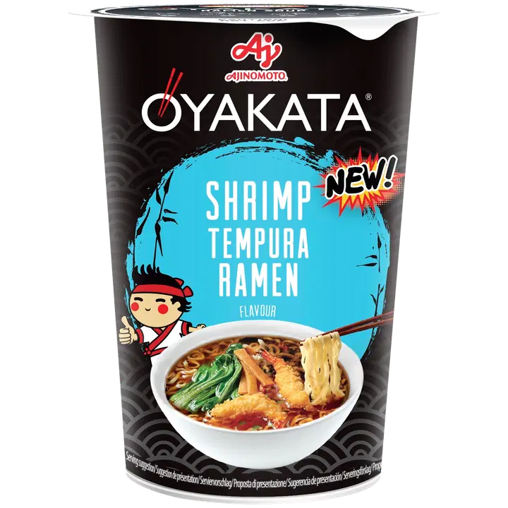 Ajinomoto oyakata ramen kreveti tempura maitseline kiirnuudlisupp 61g